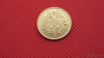 Zlaté mince 10,20,100 koruna Františka Josefa I - 8