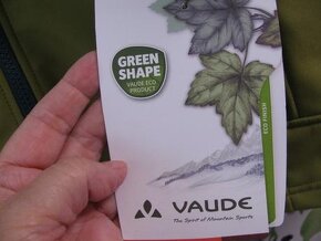 Softshellová khaki bunda s kapucí VAUDE - 8