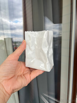 Rosenthal Ikonická porcelánová váza Paper Bag 10 cm - 8