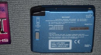 Minidisc SHARP MD-SR70, media, manual, příslušenství - 8