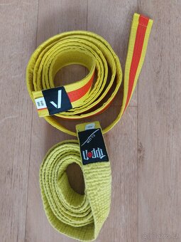 Sportovní tričko, pásek kimo,mikina fleece cca 134, 140, 152 - 8