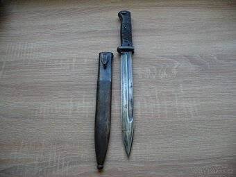 Mauser 98k valecny nemecky bajonet scislovany-pekne zachoval - 8