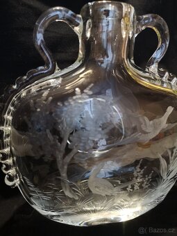 Váza broušená Moser - 8