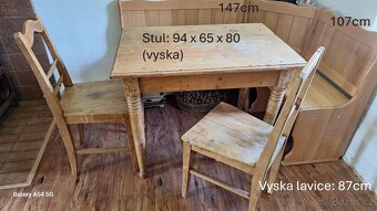 Nábytek z masivního dřeva – vintage, ručně vyráběný (možno j - 8