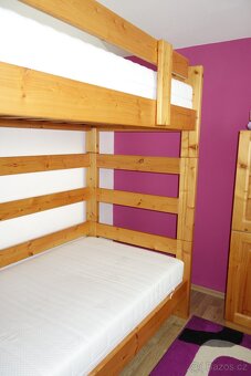 Patrová postel z masivu včetně roštů a matrací - 8
