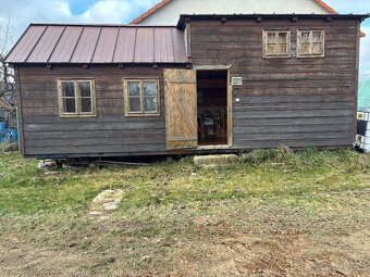 Domek 8x3 m na zahradu, k rybníku apod. MOBILNÍ - 8