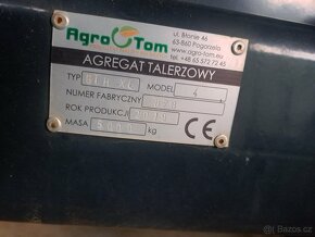 Diskový podmítač agro tom GTH XL - 8
