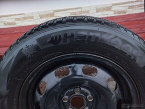 Plechové disky 15" + zimní pneumatiky 195/65 15R - 8