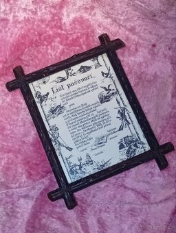 STAROŽITNÝ RÁMEČEK SE SKLEM 32 x 25 cm - 8