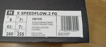 Nove kopacky adidas x speedflow 2 FG, 41 a 1/3 - 8