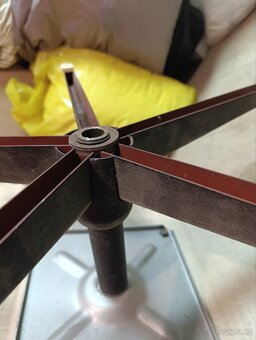 Ušák křeslo otočné, vintage, retro - 8