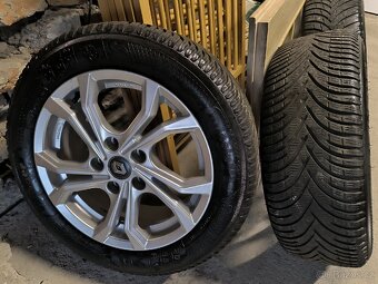 ALU kola Renault Megane 5x114,3 r16 Originál,zim pneu6m+TPMS - 8
