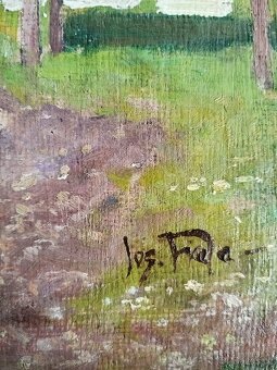 obraz NA BĚLIDLECH, olej, Josef Fiala - 8