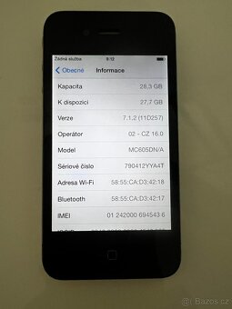 iPhone 4 32GB plně funkční - 8