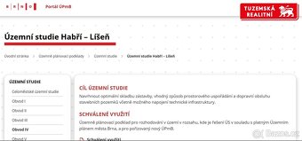Stavební pozemek, Brno- Líšeň, ulice Střelnice a Habří, na r - 8