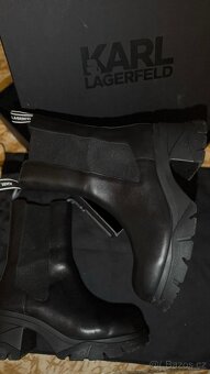Dámské vysoké boty na platformě Karl Lagerfeld - 8