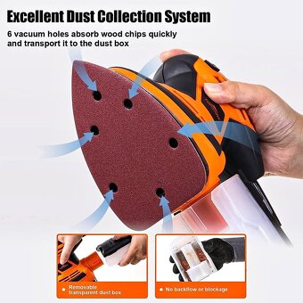 Vibrační delta bruska TOPShak TS-SD3 200W - 8