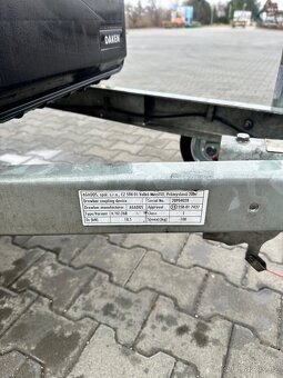 Brzděný přívěs Agados 02B1 1300 kg - 8