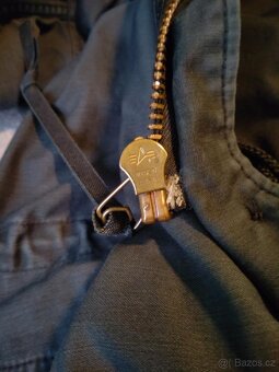 BUNDA PARKA M65 ALPHA INDUSTRIES  XXL/R ČERNÁ - 8