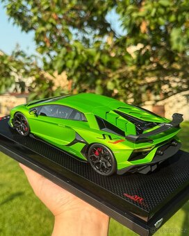 MR Collection - Lamborghini Aventador SVJ, Verde Alceo, 1:18 - 8