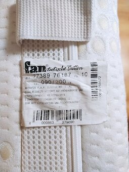 MATRACE F.A.N. 7-zonové KOMFORT 90x200x18cm - 2ks - 8