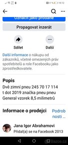 dvě zimní pneu 245 70 17 - 8