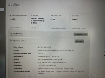 Notebook Lenovo Legion Y7000 - 8