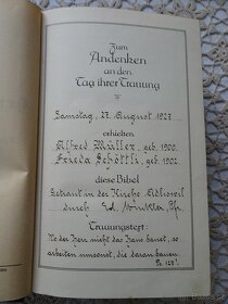 Vzácna Lutherova BIBLIA z roku 1911 v perfektnom stave - 8