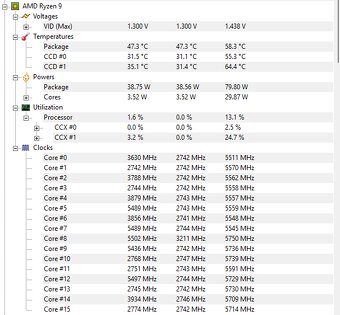 Hight End Herní pc. AMD RYZEN 9 9950X3D - 8