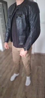 Kožená bunda 4sr Hooligan Black velvet - 8