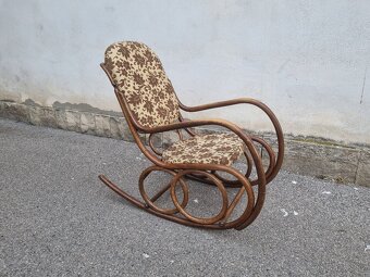 KRÁSNÉ STARÉ HOUPACÍ KŘESLO - THONET - 8