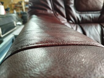 Pohovka gauč Aneta II pravá kůže + masiv - 8