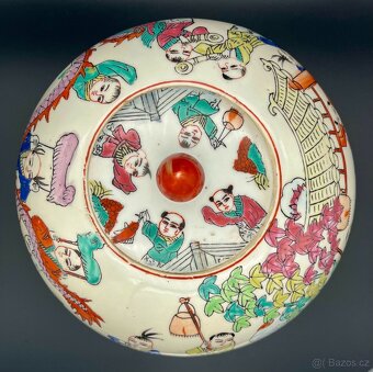 Čínská porcelánová dóza - 8