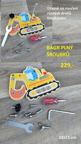 Dřevěné montessori naučné hry a pomůcky - 8