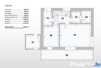 Prodej rodinného domu č. 3 - 5+kk, 125 m2 - Beřovice - 8