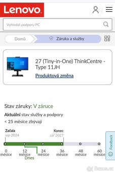 2K nový Monitor Lenovo ThinkCentre Tiny-In-One 27 - 8