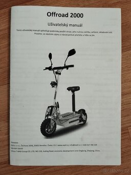 Elektrokoloběžka 2000 W offroad - 8