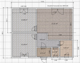 Modulovy dům 7,5x9,25x3.7 - 8