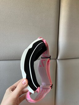 Lyžařské bryle, snowboardové bryle dámské růžovo bílé - 8