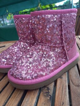 Dívčí botky s kožíškem podzim i zima vel.30 - 8