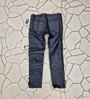 Kožené šněrovací kalhoty Polo 2XL-49x89x117x20 cm - 8