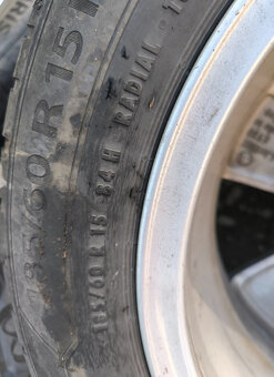 4x originalní alu škoda (5x100) letní 185/60 r15 - 8