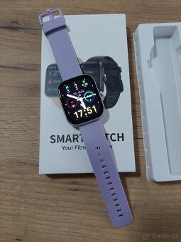 Chytré hodinky KUIZIL T70–1,91" IPS displej, CZ,fialové - 8