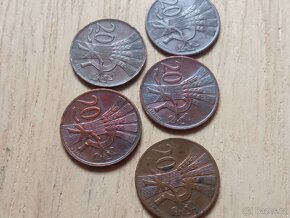 SBÍRKOVÉ 20 HALÉŘE ČESKOSLOVENSKO - 8