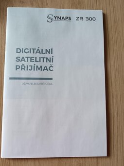 Satelitní přijímač Synaps ZR 300 + karta Irdeto (pošt.zdarm) - 8