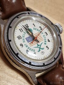 Raritní ruské hodinky Vostok s americkou vojenskou historií - 8