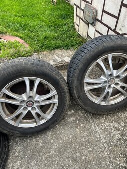 Alu kola se zimními pneu 215/60 r16, 5x112 - 8