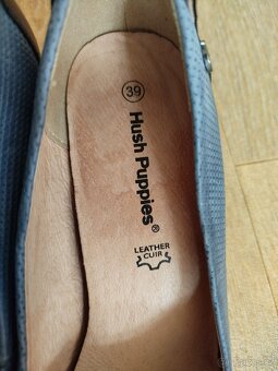 Modré lodičky Hush Puppies, vel. 39 - 8