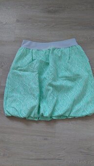 Loktu She dámská balónová sukně Bird Garden Mint - 8
