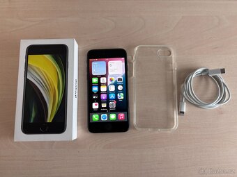 iPhone SE (2020) 64 GB, Černý, baterie 86% - 8